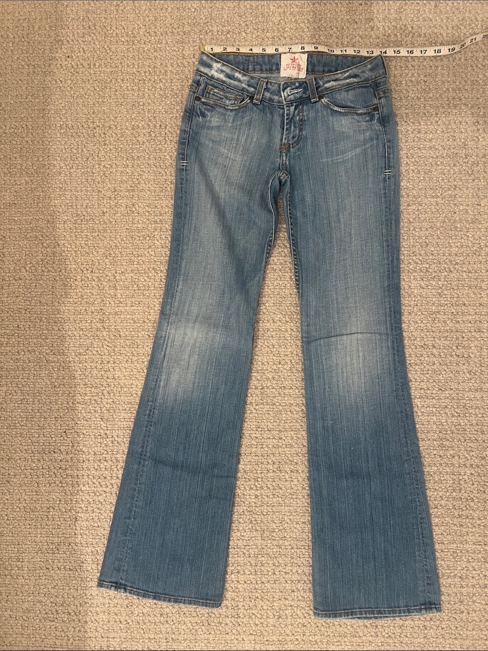 People's Liberation Light Blue Flare Jeans